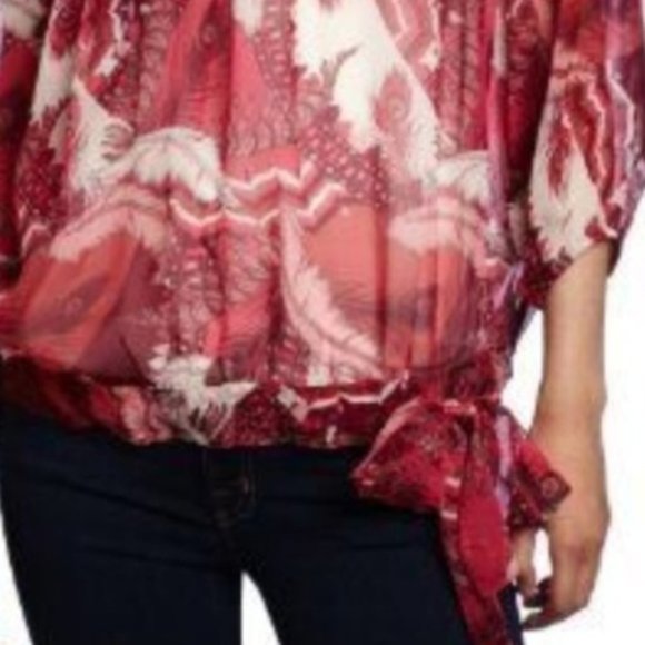 NWOT Lucky Brand feather detail tank size XS (J22) - Picture 3 of 4